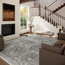Machine Washable Rug for Living room: 8x10 Area Rugs Boho Vintage Rugs Stain Resistant Non Slip Low Pile Lightweight Soft Carpet for Bedroom Kitchen Dining Room Nursery Kids Room Farmhouse Home Office by TinyTreasures Baby Boutique