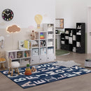 Furinno Luder Shelf Bookcase with 1 Door Storage Cabinet, Blackwood by TinyTreasures Baby Boutique