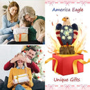 TAKE ME Gardening Gifts Birthday Gifts for Women Garden Outdoor Decor Amercian Eagle Solar Lights Outdoor Eagle Lovers Womens Gfits for Patio, Yard (America Eagle) by GreenHaven Gardens