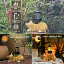 Cat Solar Garden Decor Outdoor Statues, Cat Figurine Decoration with Solar Lights Lantern, Garden Outdooe Cat Statue Decor Art for Patio, Lawn, Yard, Unique Housewarming Gift for Cat Lover and Mom by GreenHaven Gardens