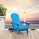 Westin Outdoors Laguna WO Home Outdoor Adirondack Folding Chair Lounger Seat Traditional Retro Home Furniture for Beach, Balcony, Backyard, Lawn, Patio, Pool, Deck, Garden (Pacific Blue) by GreenHaven Gardens