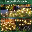 6-Pack Solar Garden Lights, 48 LED Solar Lights Outdoor for Garden Decor, Waterproof Firefly Light Outdoor (Sway by Wind), Swaying Light for Outside Yard Pathway Landscape Decorations (Warm White) by GreenHaven Gardens