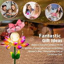 Metal Flower Solar Outdoor Lights Windmill Garden Stake - Outdoor Waterproof for Yard, Lawn, Patio, Gardening Gifts, Solar Flower Lights by GreenHaven Gardens