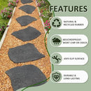 3 Pack Rubber Stepping Stones Outdoor Garden Rubber Pavers Pathway Walkway Paving Stones by CozyNest Decor