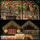 Upgraded Solar Christmas Lights,304 LED Outdoor Christmas Decorations 8 Modes Waterproof Solar Powered String Lights for Patio Yard Garden Wedding Party House Xmas Tree Roof Decorations(Red and Green) by GreenHaven Gardens