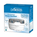 Dr. Brown's Microwave Steam Sterilizer for Baby Bottles, Nipples, Bottle Parts, Pacifiers, Teethers and Breast Pump Parts by TinyTreasures Baby Boutique