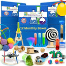 STEM Science Kit Subscription – 12 Monthly Boxes, 36 Total Hands-On Projects | Engineering & Building Toys for Kids Ages 7-12 | Educational Activities for Boys & Girls by TinyTreasures Baby Boutique