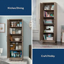 HomePlus Kitchen Pantry Storage Cabinet with Adjustable Shelves, Laundry Bathroom Storage Cabinet, Brushed Oak Finish by CozyNest Decor
