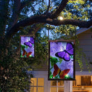 Hanging Solar Lantern, Outdoor Decorative, LED Solar Butterfly Lights, Tabletop Lamp for Outdoor Patio Garden by GreenHaven Gardens