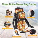 25/32/40/64oz Water Bottle Bag Holder Carrier-Insulated Crossbody Sling Case Sleeve with Strap & Pockets for Men Women Gym Cycling Travel Walking Hiking Camping by TinyTreasures Baby Boutique