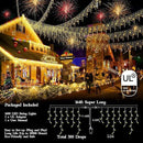 1600 LED 164FT Outdoor Christmas Lights Plug in 8 Modes with Timer Dimmable Christmas Decorations Waterproof Indoor Curtain String Lights for Roof Porch Garden Holiday Wedding Party Decor Warm White by GreenHaven Gardens