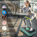 Vibration Plate Fitness Platform Whole Body Exercise Machine with 120 Speed Levels, Lymphatic Drainage, Fat Burning, and Weight Loss, Perfect for Women, Men, and Home Gym Exercise by CozyNest Decor