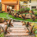 DIY Metal Agave Plant Art Yard Tequila Art Sculpture, Tequila Rustic Garden Sculpture Statue Outdoor Decor,Agave Metal Plants for Yard, Garden Lawn Ornaments (9 Leaves -Green) by CozyNest Decor