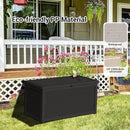 DRATO 260 Gallon Deck Box, Outdoor Large Waterproof Resin Storage Box with Lockable Lid for Patio Cushions, Gardening Tools, Sports Equipment, Black by CozyNest Decor