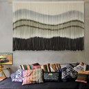 Macrame Wall Hanging Dip-Dye Large Macrame Wall Decor Boho Home Decor Scale Fiber Wall Art Yarn Craftsmanship Art 57" Wx 35" L by CozyNest Decor