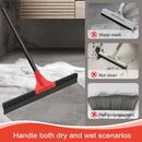 Floor Squeegee with 18'' Silicone Rubber Scraper Head and 58'' Long Adjustable Handle, Heavy Duty Shower Squeegees for Concrete Floor, on Multi-Surface Tile Glass Pool Garage Cleaning by GreenHaven Gardens