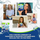 True Fresh Washing Machine Cleaner Tablets, 15 Solid Deep Cleaning Tablet, Finally Clean All Washers Machines Including HE Front Loader Top Load by CozyNest Decor