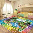 ABC Rug for Kids Room, ABC Baby Mats for Floor Toddlers, Alphabet Play Mat Elementary Preschool Kid's Rugs with Animal Illustrations - (59X39.4 Inches) by TinyTreasures Baby Boutique