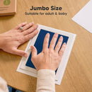1-Pack Inkless Baby Hand and Footprint Kit - Mess Free Ink Pad for Newborn Keepsake, Dog Nose & Paw Print Kit, Clean Touch Ink Pad for Baby Hand & Footprints, Ideal New Mom Gifts (Navy, Jumbo) by TinyTreasures Baby Boutique