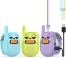 Qniglo Kids Walkie Talkies Rechargeable, Gifts for 3-12 Year Old Girls & Boys, Walkie Talkies with FM Radio, Adventure Camping Games, Best Christmas & Birthday Toys - 3 Pack by TinyTreasures Baby Boutique