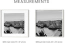 HAUS AND HUES White Square Frames Set of 6-20x20 by CozyNest Decor