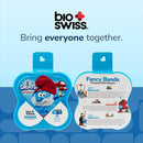 BioSwiss Bandages, The Smurfs in 3D Shaped Self Adhesive Bandage, Latex Free Sterile Wound Care, Fun First Aid Kit Supplies for Kids and Adults, 50 Count Plastic Case by TinyTreasures Baby Boutique