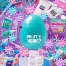 GirlZone Giant Mermaid Sparkle Egg Slime Kit - Large Multicolor Set - Glow-in-The-Dark & Glitter Add-Ins with Built-in Egg Mixing Bowl, Foam Balls & Mermaid Charms - Slime Kit for Girls Ages 8-12 by TinyTreasures Baby Boutique
