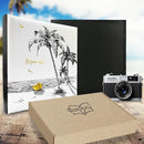 Holoary Photo Album 4x6 160 Photos Two Pictures Per Page, Memo Writing Area for Each Pocket, 160 Pockets 4”x6”, Printed Book Cover Travel Design Natural Beach Vacation Honeymoon Memories by TinyTreasures Baby Boutique
