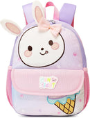 Toddler Backpack for 1-3 Year Old Girls & Boys Waterproof 3D Animal Cartoon Rabbit Design Kids Travel Backpack Lightweight Preschool Daycare Bag with Adjustable Straps(Little White Rabbit) by TinyTreasures Baby Boutique