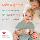 Cherish Baby Care Baby Nail Trimmer Electric - Automatic Safety Stop, BPA-Free & Safety-Tested Electric Nail File Baby, Includes 4 File Pads, 0-12+ Months by TinyTreasures Baby Boutique