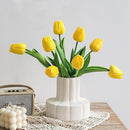 20pcs Yellow Artificial Tulip Fake Flower 12.9 Inch Spring Mother's Day Easter Gift for Home Kitchen Wedding Decoration by CozyNest Decor