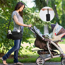 Momcozy Universal Stroller Organizer with Insulated Cup Holder Detachable Phone Bag & Shoulder Strap, Fits for Stroller like Uppababy, Baby Jogger, Britax, BOB, Umbrella and Pet Stroller by TinyTreasures Baby Boutique