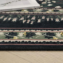 2x6 Runner Rug Impressionist-Style Vintage Kitchen Rugs Non Slip Washable Soft Carpet Runner for Kitchen Laundry Bedroom Bathroom, Green by TinyTreasures Baby Boutique