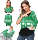 Baby Car Seat Stroller Cover Nursing Cover New Mom Breastfeeding Scarf Soft Stretchy Infant Carrier Cover Car Canopy Coverage by TinyTreasures Baby Boutique
