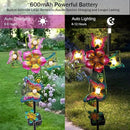 Solar Cross Garden Lights, 2 Pack Solar Butterfly Stake Lights Cemetery Decorations for Grave, Jesus Cross Sympathy Memorial Gifts for Mother Grandma, Metal Garden Art for Yard Lawn Patio Decor by GreenHaven Gardens