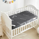 BEDLORE Waterproof Crib Mattress Protector 2 Pack, Ultra Soft Bamboo Viscose Crib Mattress Pad Cover, Noiseless Toddler Mattress Protector for Standard Baby Mattress Size 52''x28'', Dark Gray by TinyTreasures Baby Boutique