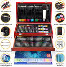iBayam Art Supplies, 150-Pack Deluxe Wooden Art Set Crafts Drawing Painting Kit with 2 -Sketch Pads, 1-Coloring Book, Gift Box for Kids Adults Artist Beginners Teens Girls Boys 5 6 7 8 9 10 11 12 by TinyTreasures Baby Boutique