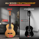 Pyle 6 String Acoustic Guitar, 10 Natural, Left Handed, 36" (PGACLS82LFT.9) by TinyTreasures Baby Boutique