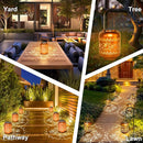 Bee Solar Lanterns Outdoor Hanging Waterproof Bee Garden Decor Christmas Gifts for Women Mom Grandma Metal Solar Lights Decoration Outside for Yard, Patio,Pathway Landscape by GreenHaven Gardens