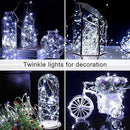 JMEXSUSS 4 Pack 100 LED Solar String Lights for Outside, 33ft White Solar Fairy Lights Outdoor Waterproof, 8 Modes Solar Christmas Lights for Garden Yard Tree Wedding Decorations by GreenHaven Gardens