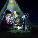 AOMEKIE Telescopes,70mm Aperture 300mm Table Tripod, Astronomical for Beginners,2 Eyepieces 150X with Smartphone Adapter Moon Filter 3X Barlow by TinyTreasures Baby Boutique