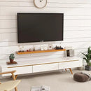 Light Brown Wooden Floating Wall Shelves 48 Inches Long x 8”x 1.4” Shelf Floating Rustic Farmhouse Decor, Heavy Duty Shelf Hold 100 lbs, Wall Shelves for Bathroom Living Room Kitchen Bedroom Office by CozyNest Decor