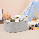 Large Storage Baskets for Shelves, Closet Organizers Bins for Clothes Blanket Towels, Baby Nursery, Toy Baskets Box, Woven Rope Baskets, 17 x 13 x 7.5”, 2 Packs Mixed Grey by CozyNest Decor