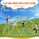 VEVOR Climbing Dome, 12FT Geometric Dome Climber Play Center for Kids 3 to 10 Years Old, Jungle Gym Supports 750LBS and Easy Assembly, with Climbing Grip, Outdoor Backyard Play Equipment for Kids by TinyTreasures Baby Boutique