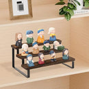 YINMIT Wooden Display Riser Stand, Tiered Perfume and Cologne Organizer Stand, 3 Tier Spice Rack Organizer, Rustic Display Shelf for Candles (3 Tier) by CozyNest Decor