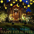 2 Pcs Ramadan Solar Lights Ramadan Decorations Outdoor Mubarak Star Moon Solar Stakes Lights Waterproof for Eid Decorations Outdoor Garden Walkway Lawn Patio Yard(Star) by GreenHaven Gardens