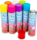 Boley Spray Chalk - 8 Pack Washable Sidewalk Chalk Spray Paint, 7 oz Each, Safe & Non-Toxic, Vibrant Colors for Outdoor Fun, Chalk for Asphalt, Grass, Snow, Sand, Concrete - Ages 14+ by TinyTreasures Baby Boutique