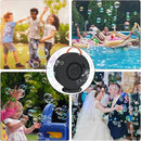 Bubble Machine Automatic Bubble Blower for Kids Toddlers Rechargeable Battery Portable Bubble Maker Electric Bubble Machine Auto Rotating 90°/360° Outdoor Toy for Birthday Party Wedding by TinyTreasures Baby Boutique