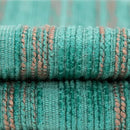 Yeiotsy Decorative Pillow Covers Teal, Pack of 2, Modern Striped Throw Pillow Cases Geometric Cushion Covers (Teal, 18 X 18 Inches) by CozyNest Decor