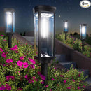 Bright Solar Lights Outdoor 6 Pack, Solar Pathway Lights Waterproof IP65, Auto On/Off Pathway Landscape Lighting, Long Lasting Outdoor Light for Walkway Path Garden Lawn Patio Decor Lighting by GreenHaven Gardens